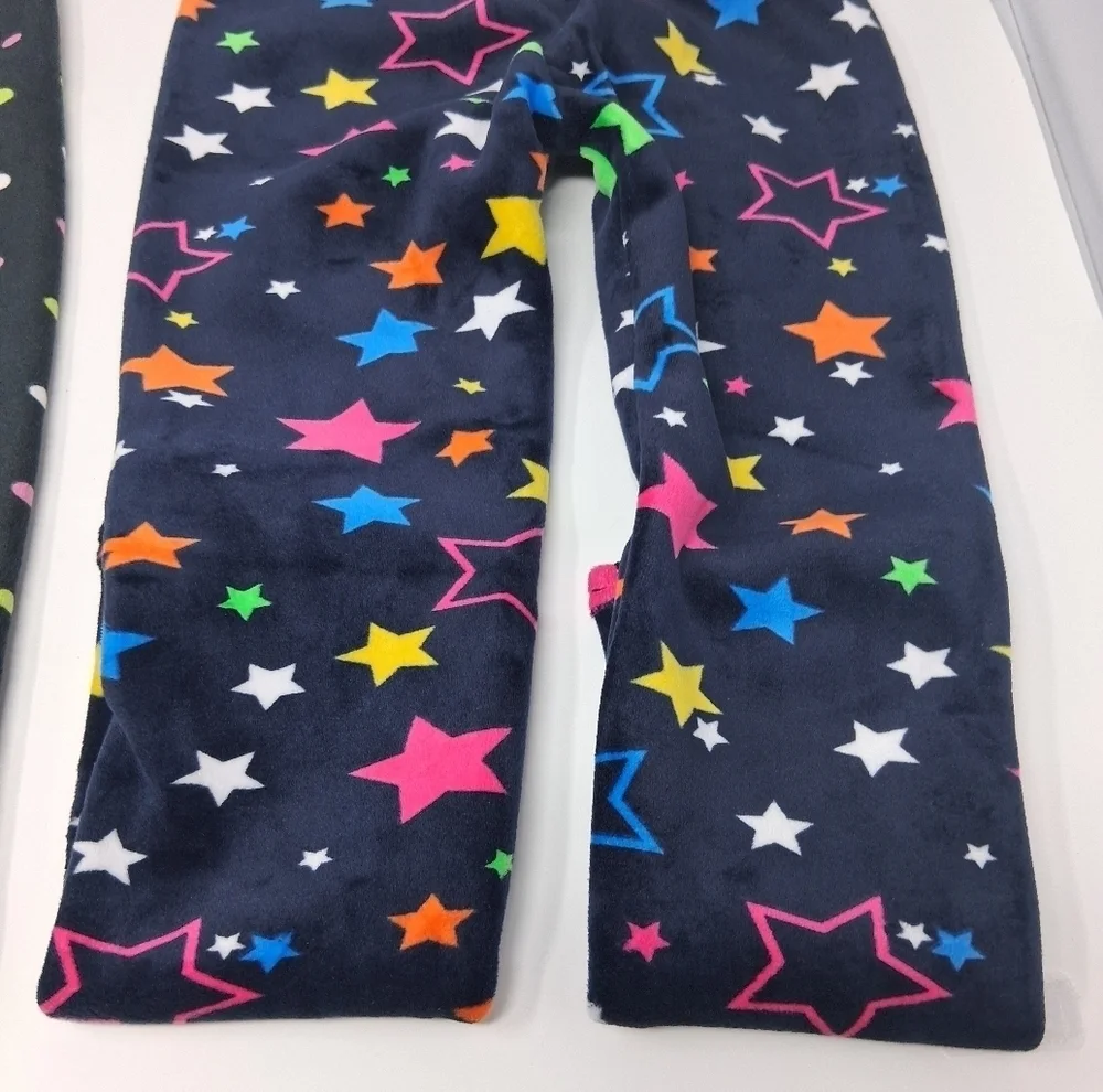 Girl's Bundle NEW 2 Pair of Patterned Pajama Pants    Size 6-7